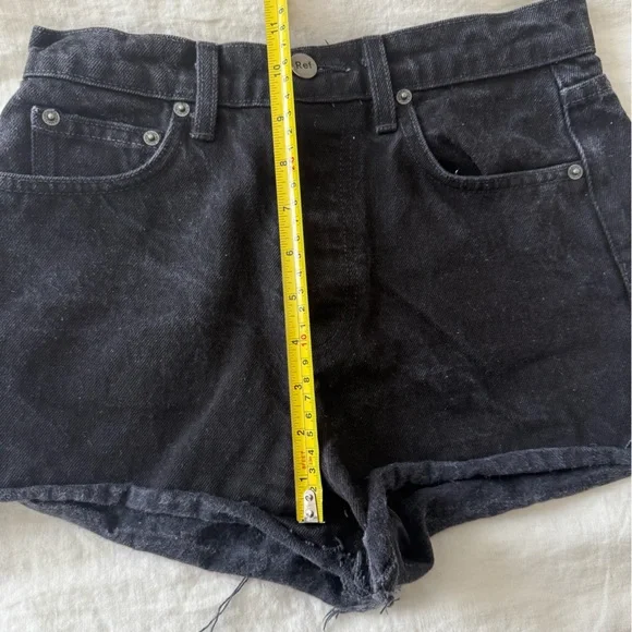 Reformation Dixie High Rise Jean Short in Black - Picture 11 of 11